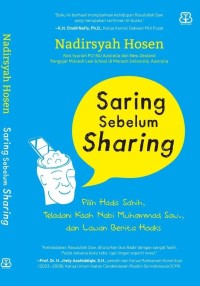 Saring sebelum sharing :pilih hadis sahih, teladani kisah nabi muhammad saw., dan lawan berita hoax